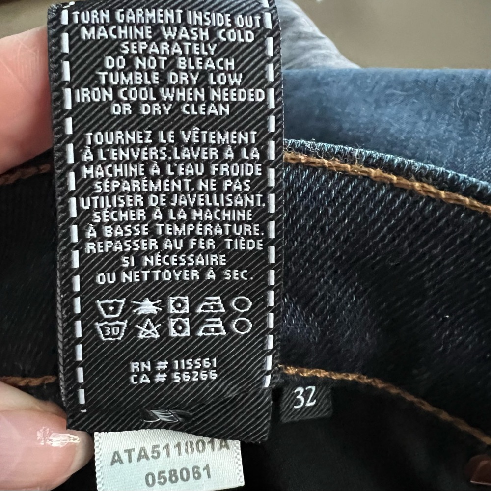 SEVEN 7 FOR ALL MANKIND NWT Slimmy Slim Straight Leg Jean Men's Size 32 - Picture 16 of 16